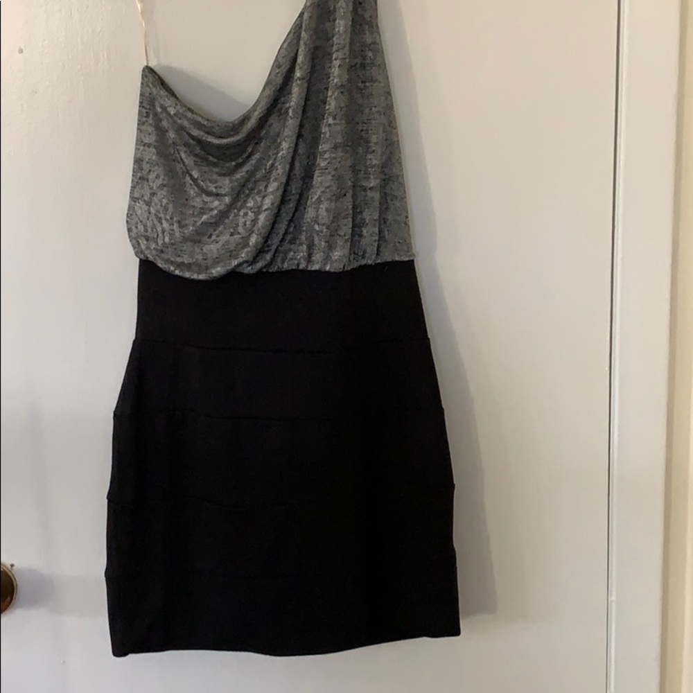 Silver/Black cocktail dress